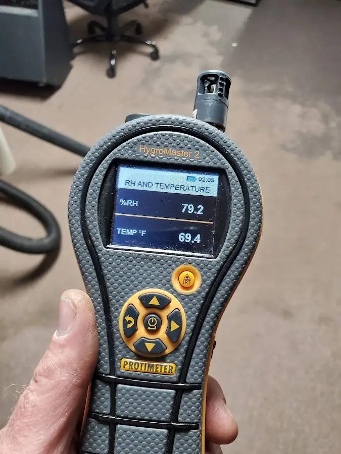 Moisture meter humidity assessment for Fire & Smoke Damage Restoration in Reedley